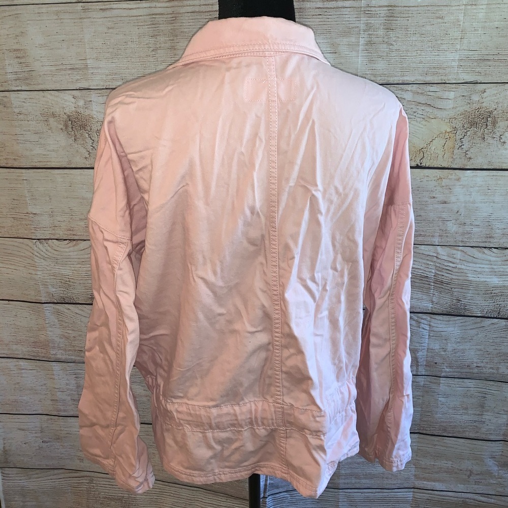 NWT Time and Tru Pink Snap Front Jacket - Picture 4 of 7